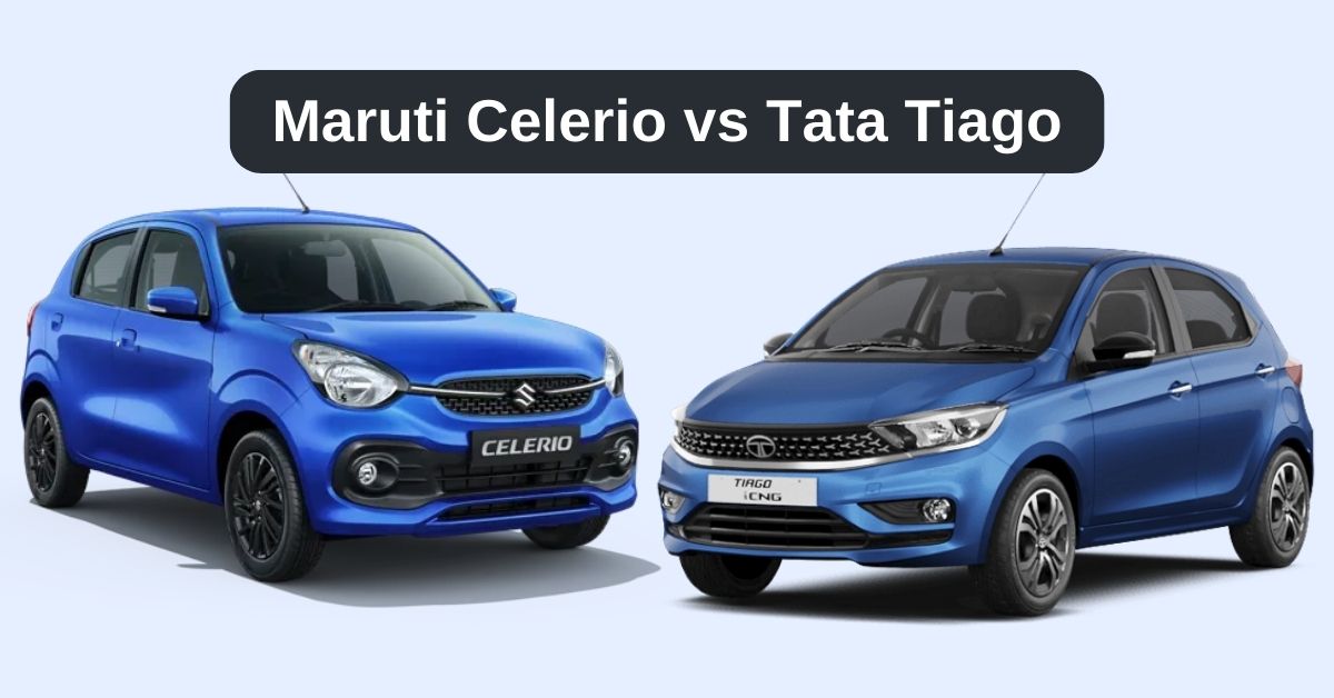 Maruti Celerio VXi CNG vs Tata Tiago XM CNG: मारुति में 35 और टाटा में 26 की माइलेज, खरीदने से पहले जान लें...
