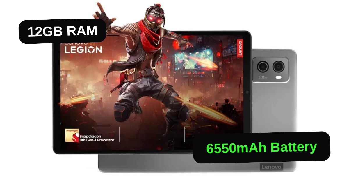 Lenovo Legion Tab लॉन्च हुआ 12GB की रैम और 6550mAh की बैटरी के साथ, जानिए इसकी कीमत